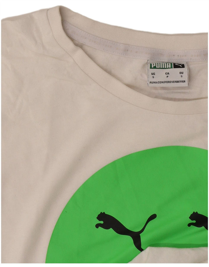 Ανδρικό γραφικό T-Shirt Puma Top Small White