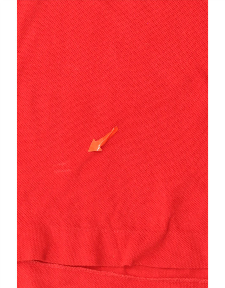 Ανδρικό πουκάμισο πόλο Lacoste Νούμερο 7 2XL Κόκκινο βαμβακερό