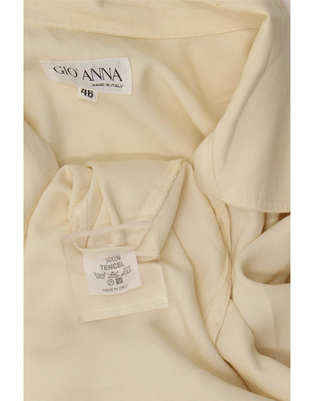 Gio Anna Γυναικείο Πουκάμισο IT 46 Large Off White Tencel