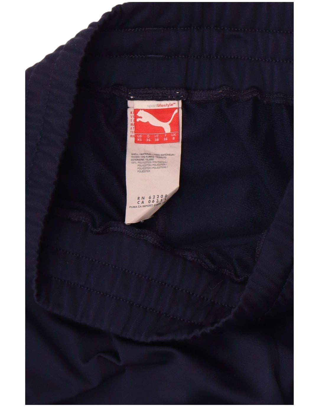 Puma Γυναικεία αθλητική φόρμα Παντελόνι Joggers UK 8 Small Navy Blue Polyester