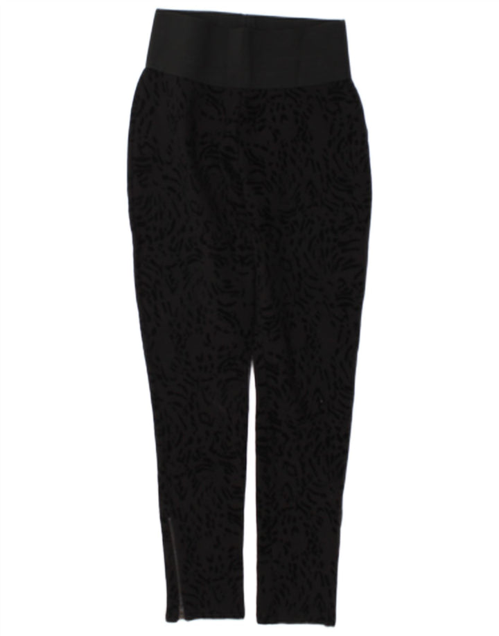 Zara Γυναικείο κολάν UK 12 μεσαίο μαύρο Animal print