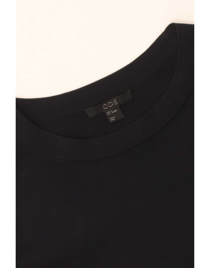 Cos Γυναικείο φόρεμα 3/4 Sleeve Shift UK 10 Small Navy Blue