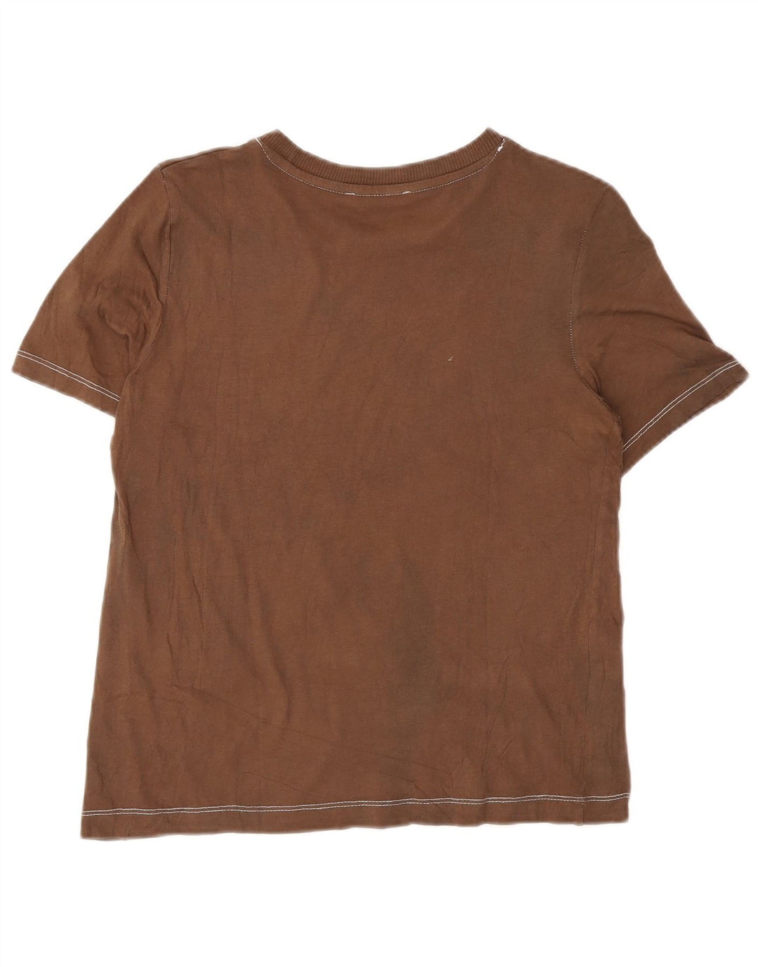 Zara Γυναικείο T-Shirt Top UK 10 Small Brown