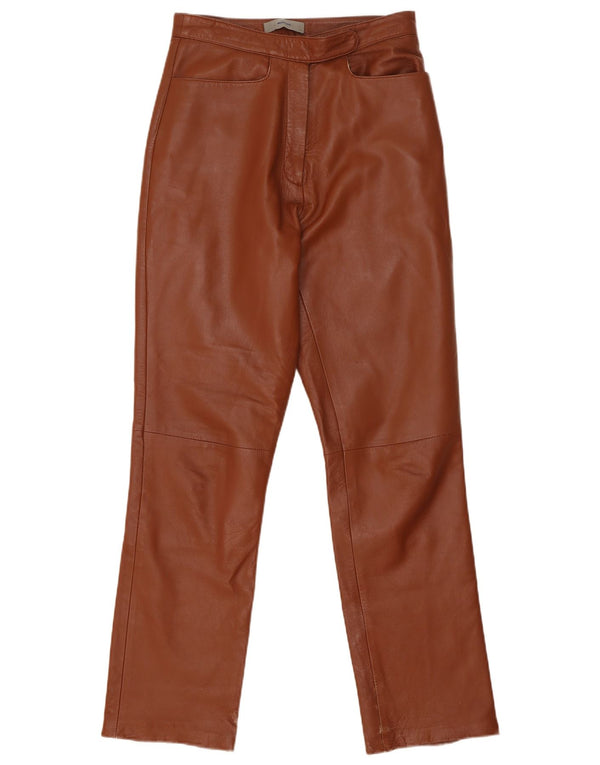 Γυναικείο ίσιο casual παντελόνι Montego EU 36 Small W27 L30 καφέ
