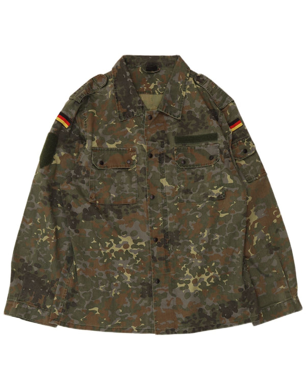 Brandit Ανδρικό Στρατιωτικό Μπουφάν UK 42 XL Khaki Camouflage Polyester