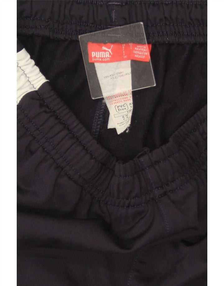 Παντελόνι αθλητικής φόρμας PUMA Boys 15-16 ετών Navy Blue Colorblock Πολυεστέρας