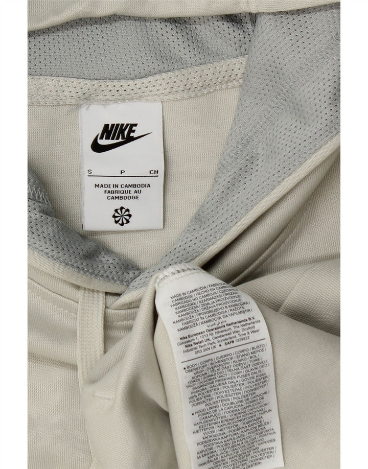 Ανδρικό γραφικό παλτό με κουκούλα NIKE Μικρό γκρι χρωματιστό πολυεστέρας