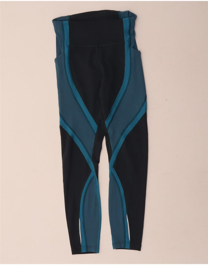 Γυναικείο κολάν Lululemon US 4 Small Blue Colorblock Nylon