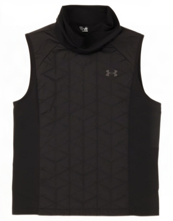 Under Armour Γυναικείο Γιλέκο Κρύου Γραναζιού Τοπ UK 14 Μεσαίου Μαύρου Πολυεστέρα