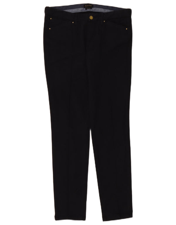 Massimo Dutti Γυναικείο λεπτό παντελόνι Chino EU 40 Medium W30 L31 Navy Blue