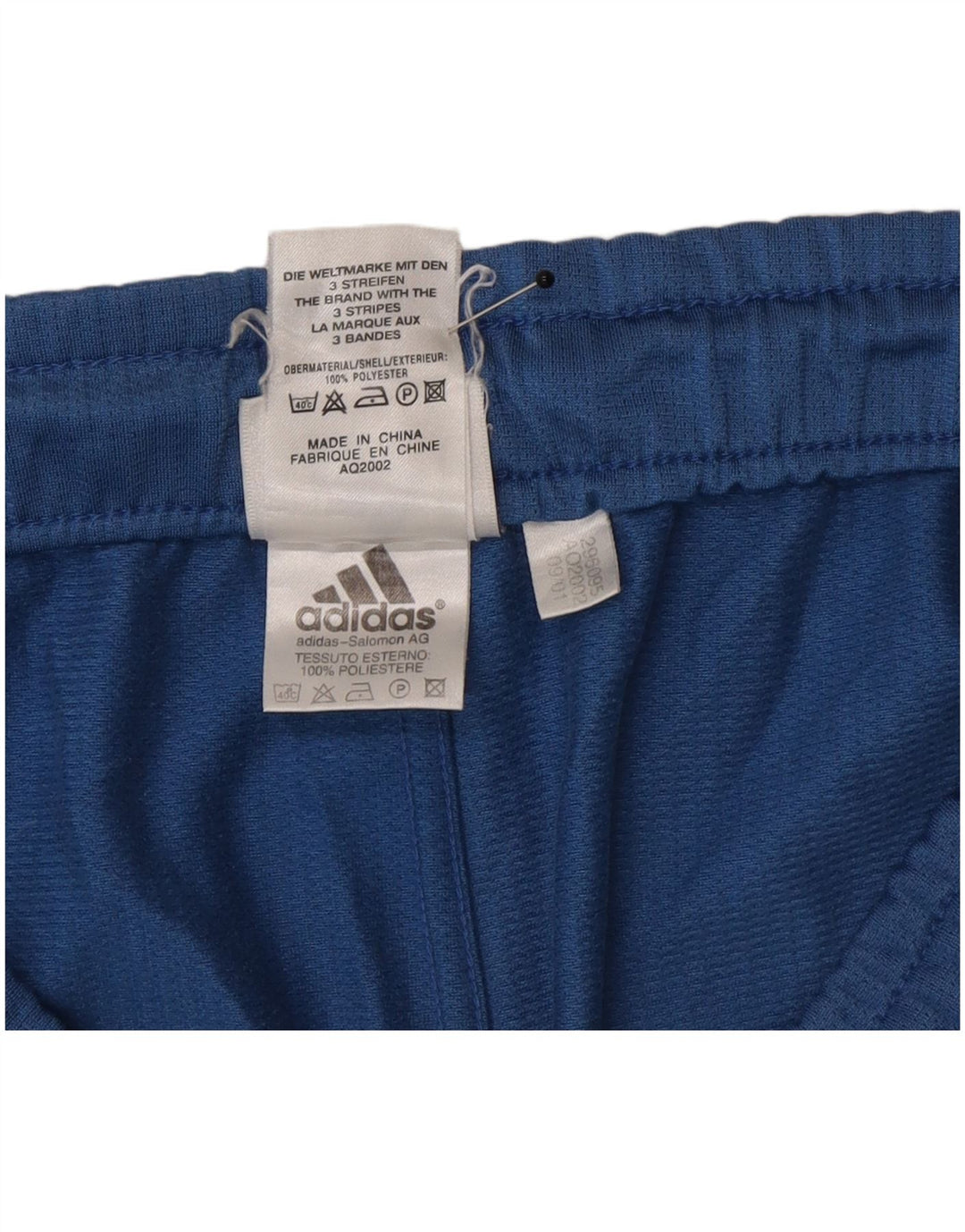 Ανδρικό αθλητικό σορτς Adidas από μεσαίο μπλε πολυεστέρα