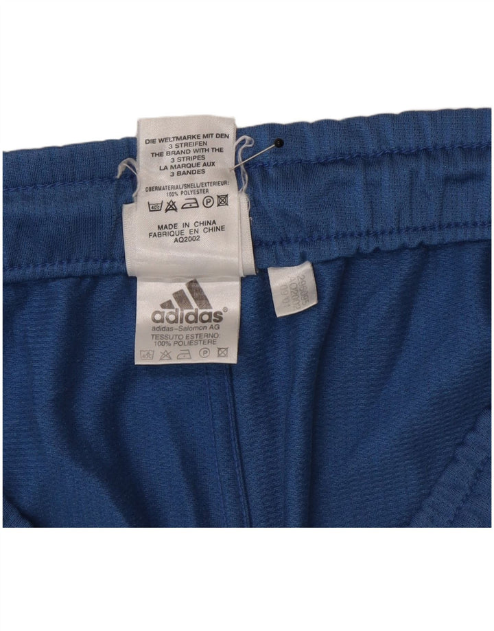 Ανδρικό αθλητικό σορτς Adidas από μεσαίο μπλε πολυεστέρα