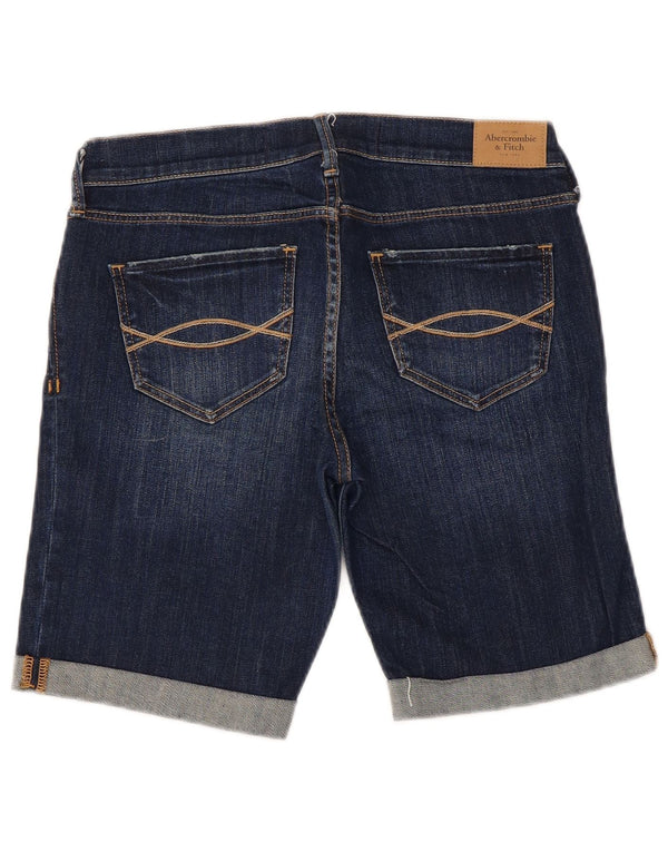 Abercrombie & Fitch Γυναικείο τζιν σορτς US 4 Small W27 Navy Blue βαμβακερό
