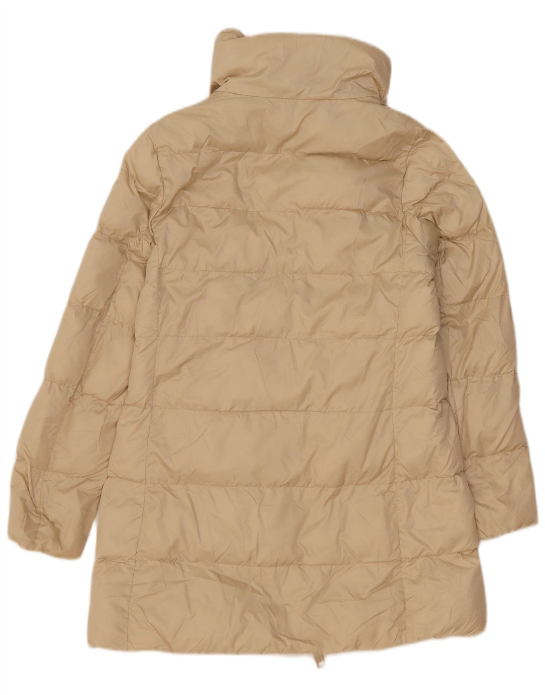 Massimo Dutti Γυναικείο παλτό UK 10 Small Off White Polyester