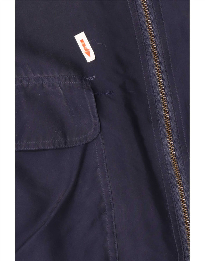 Ανδρικό μπουφάν Leader Bomber UK 42 XL Navy Blue Silk