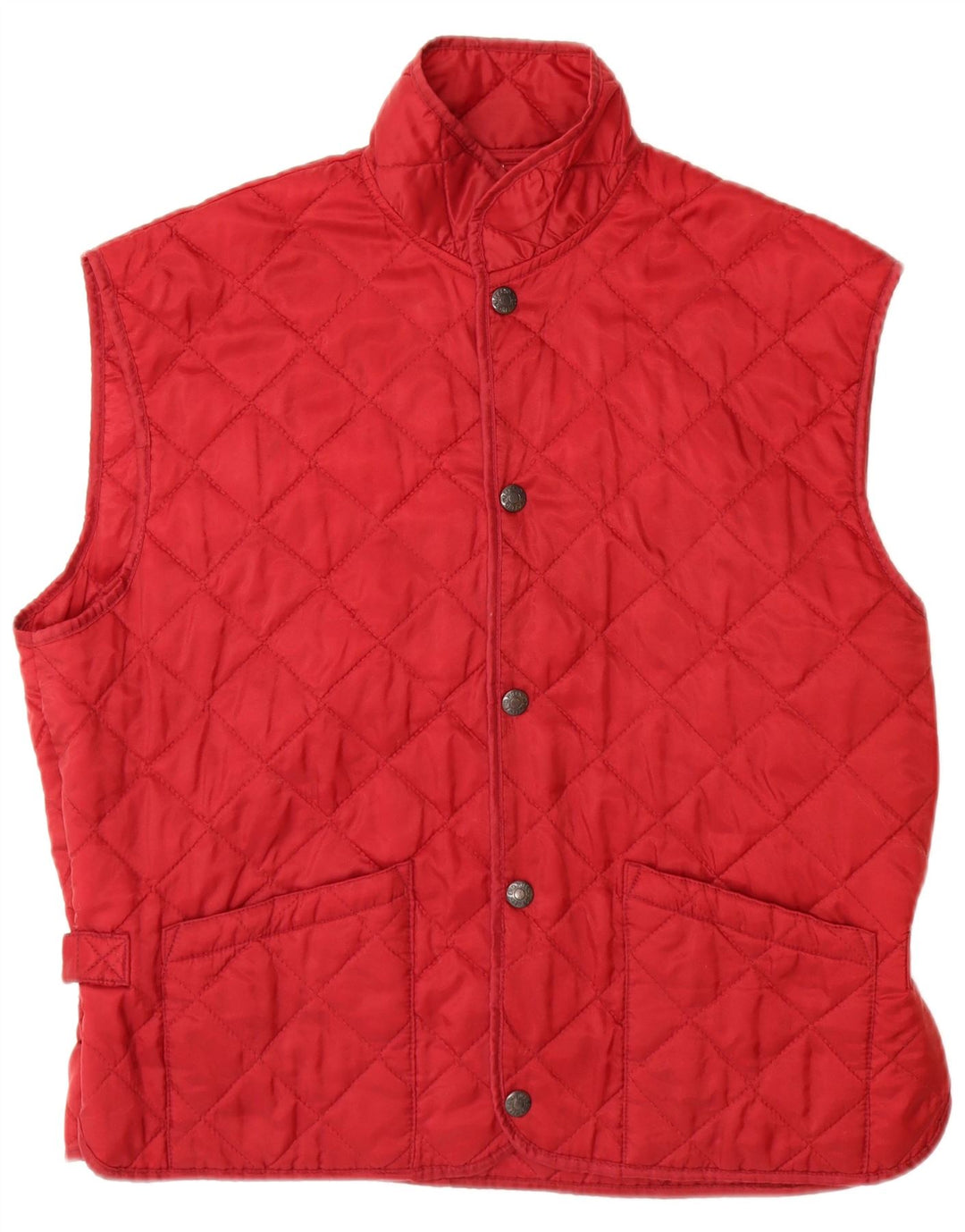 VINTAGE Ανδρικό καπιτονέ Gilet UK 38 Medium Red