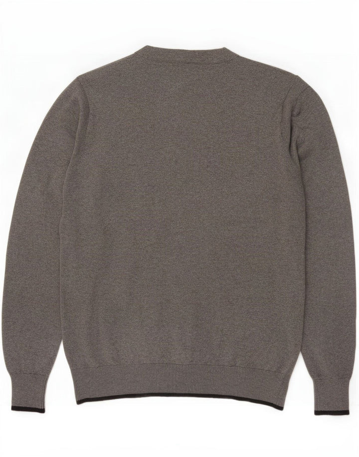 Ανδρικό πουλόβερ Marks & Spencer Blue Harbor Cardigan Μεσαίο γκρι βαμβακερό