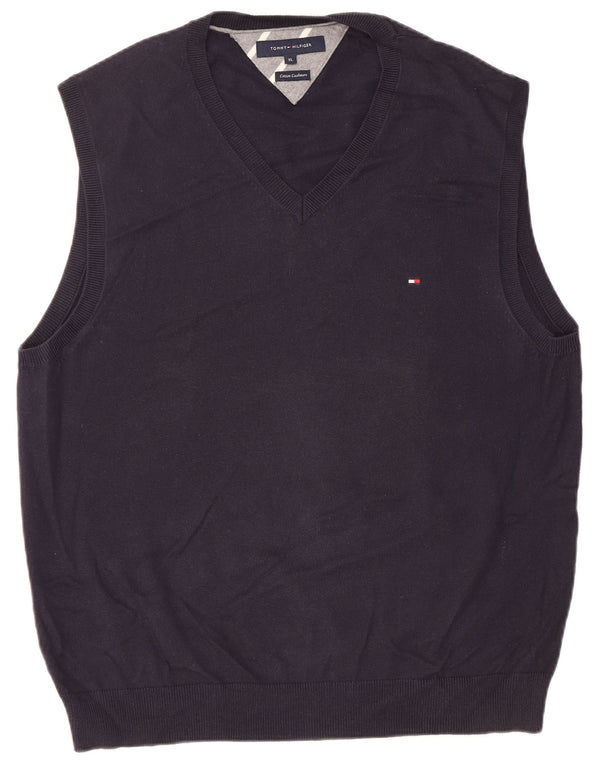 TOMMY HILFIGER Ανδρικό γιλέκο Tank Top XL Navy Blue Cotton