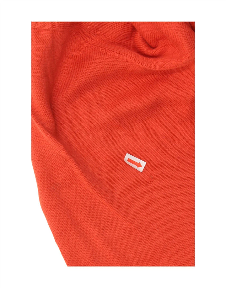 Ανδρικό πουλόβερ Lacoste Crew Neck, Μέγεθος 4, Βαμβακερό μεσαίο πορτοκαλί