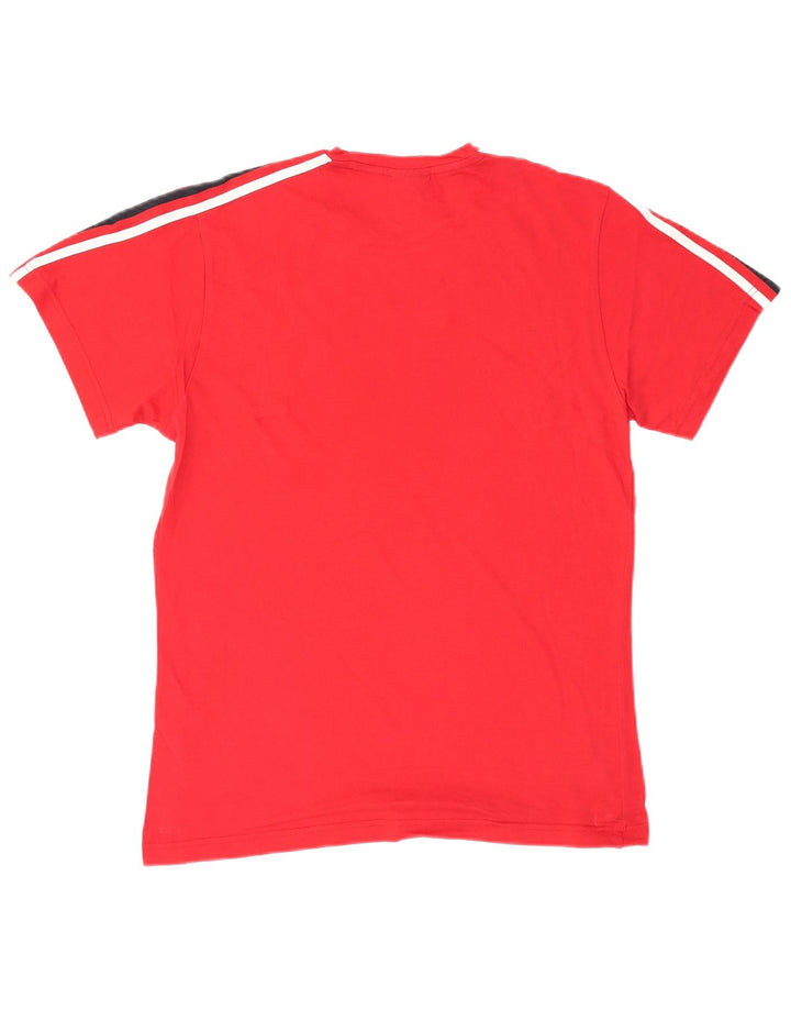 Ανδρικό γραφικό T-Shirt LOTTO Top IT 48 Μεσαίο κόκκινο βαμβακερό