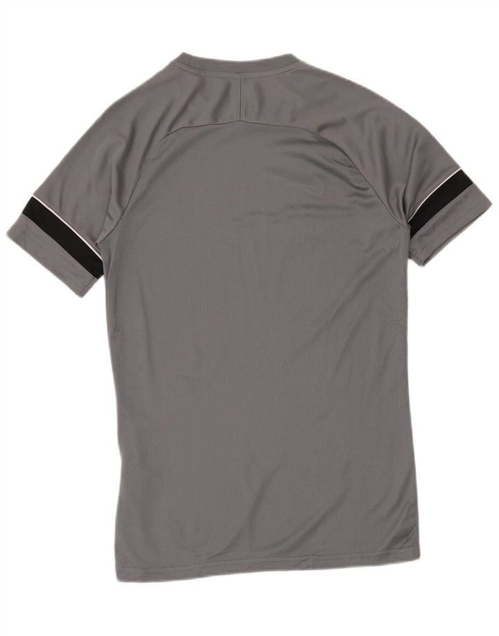 NIKE Mens T-Shirt Top Small Grey Colourblock Polyester
