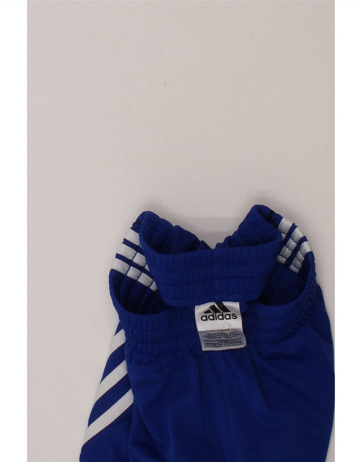ADIDAS Boys Sport Shorts 10-11 Years Medium  Blue Polyester Vintage Adidas and Second-Hand Adidas from Messina Hembry 