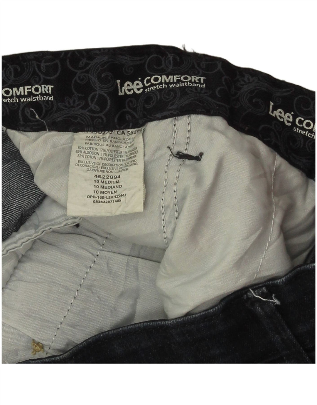 Γυναικείο τζιν σορτς Lee US 10 Large W32 Navy Blue από βαμβάκι