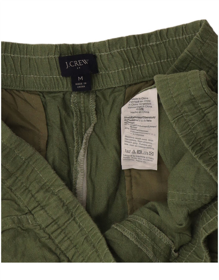 J. Crew Γυναικείο σορτς Chino Medium W30 Πράσινο Λινό