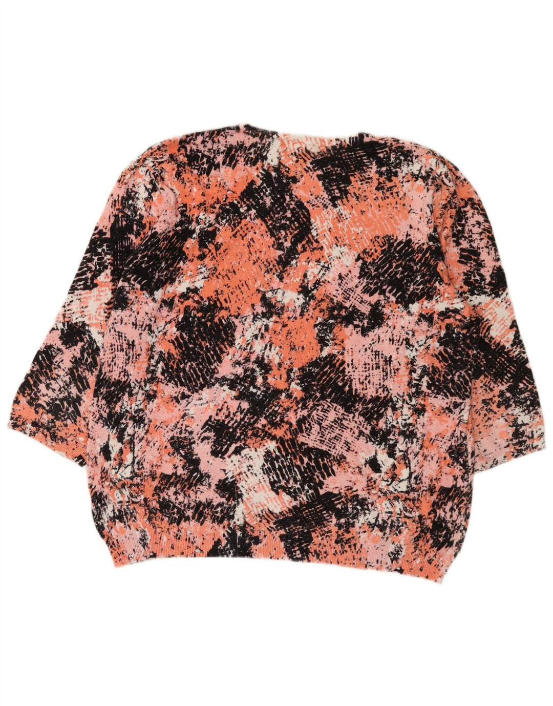 Marks & Spencer Γυναικείο Abstract Pattern πουλόβερ με λαιμόκοψη UK 16 Larg