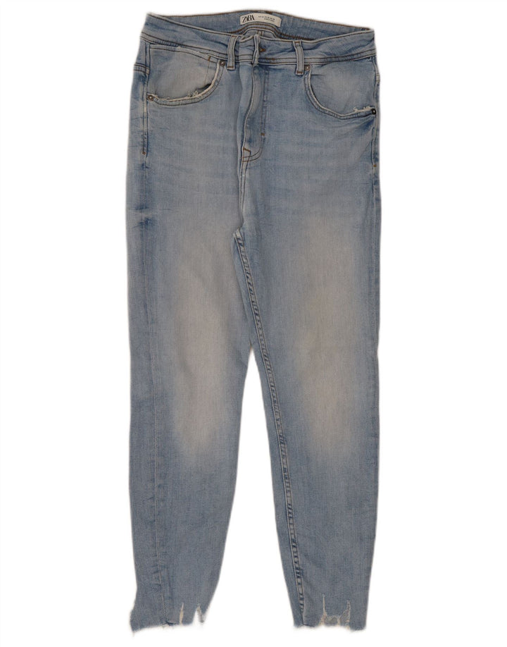 Zara Ανδρικό Cropped Jeans EU 42 Large W32 L25 Blue