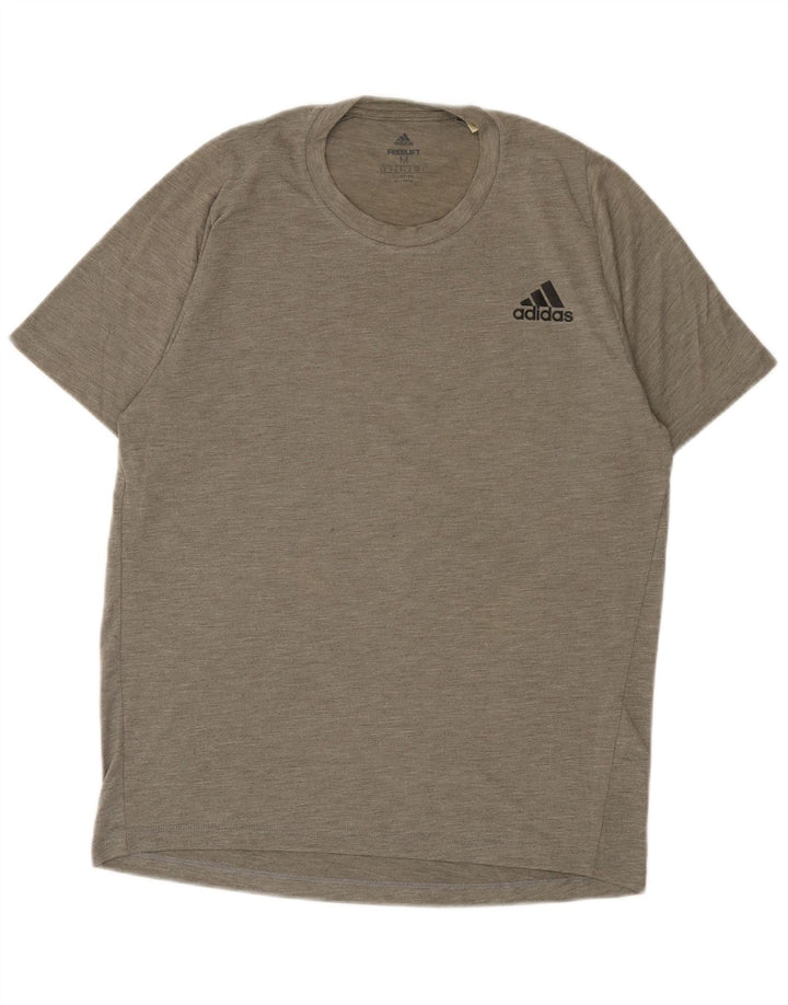 Ανδρικό T-Shirt Climalite Adidas Top Medium Grey Polyester