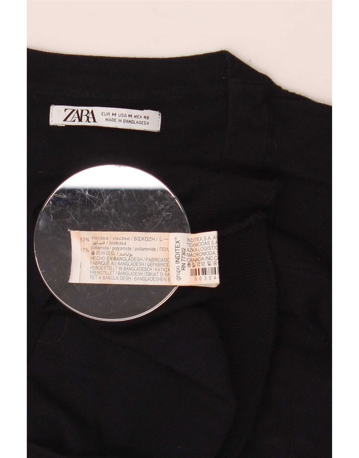 Ανδρικό T-Shirt Zara Τοπ μεσαίου Navy μπλε βισκόζη