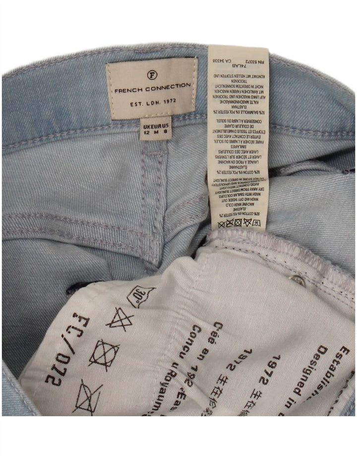 ΓΑΛΛΙΚΗ ΣΥΝΔΕΣΗ Γυναικεία Slim Jeans UK 12 Medium W30 L28 Blue Cotton