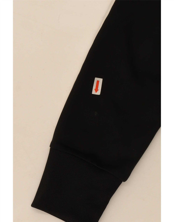 Γυναικεία αθλητική φόρμα γραφικών Adidas Top Jacket UK 10 Small Black Polyester