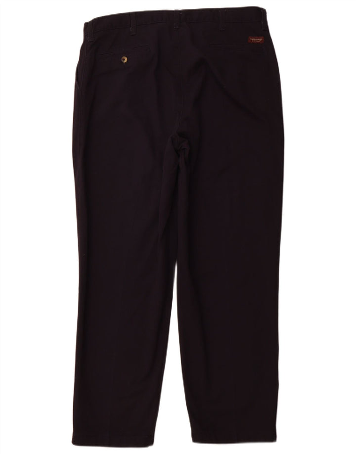 WRANGLER Ανδρικό παντελόνι Chino με καρφίτσα από ξύλο κρησφύγετο W38 L30 Navy Blue Cotton