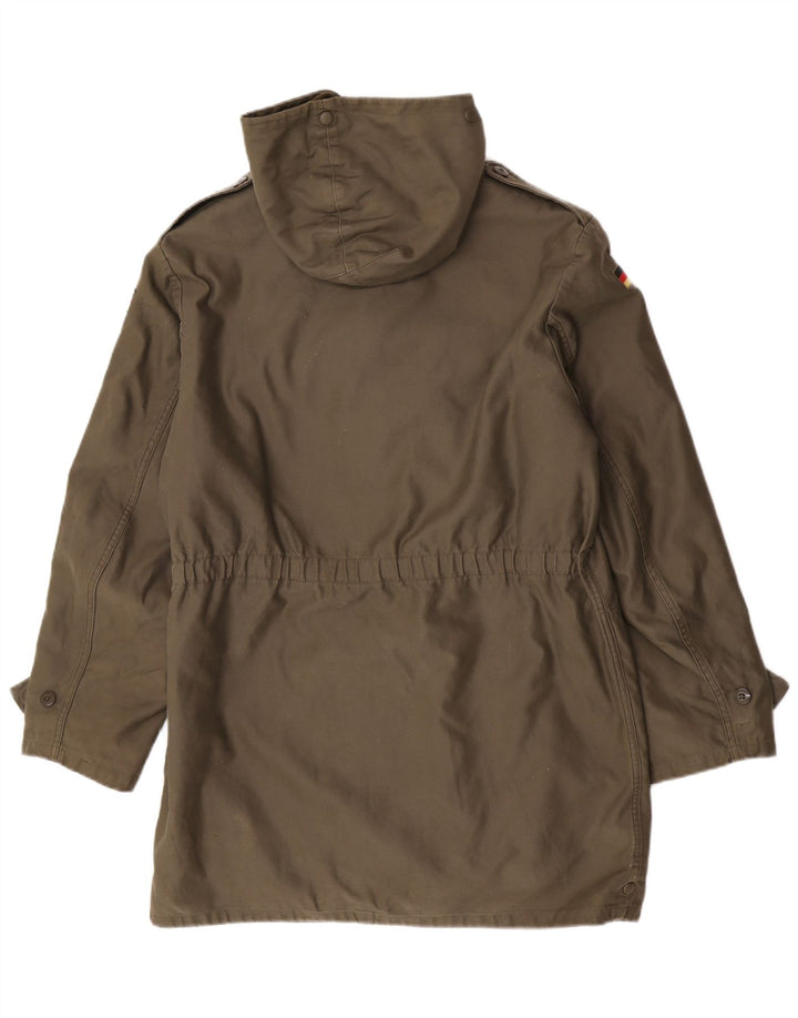 Vintage Ανδρικό μπουφάν Sherpa Parka με κουκούλα UK 38 Medium Khaki