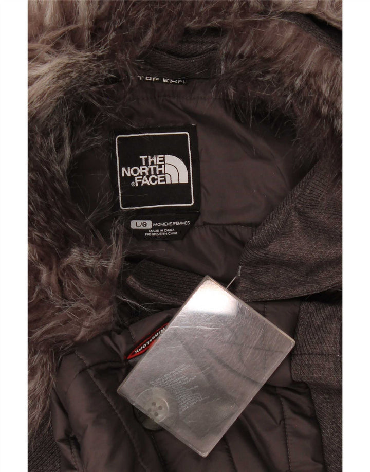 The North Face γυναικείο μπουφάν Parka UK 16 Large Grey Polyester