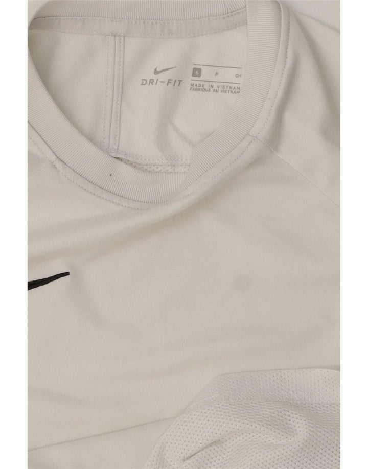 Ανδρικό T-shirt Nike Dri Fit T-shirt Small White Colourblock