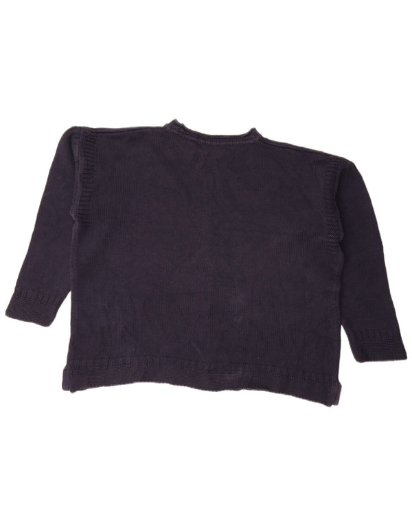 Marks & Spencer Γυναικείο πουλόβερ με λαιμό χελώνα UK 18 XL Navy Blue