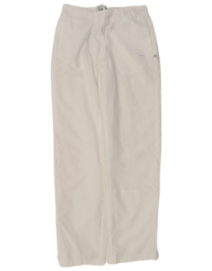 Γυναικεία αθλητική φόρμα Adidas Παντελόνι UK 14 Large White Polyester