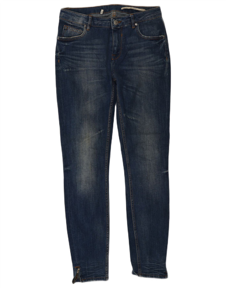 Zara Γυναικείο Ψηλό Ψηλό Τζιν W26 L29 Μπλε Βαμβακερό