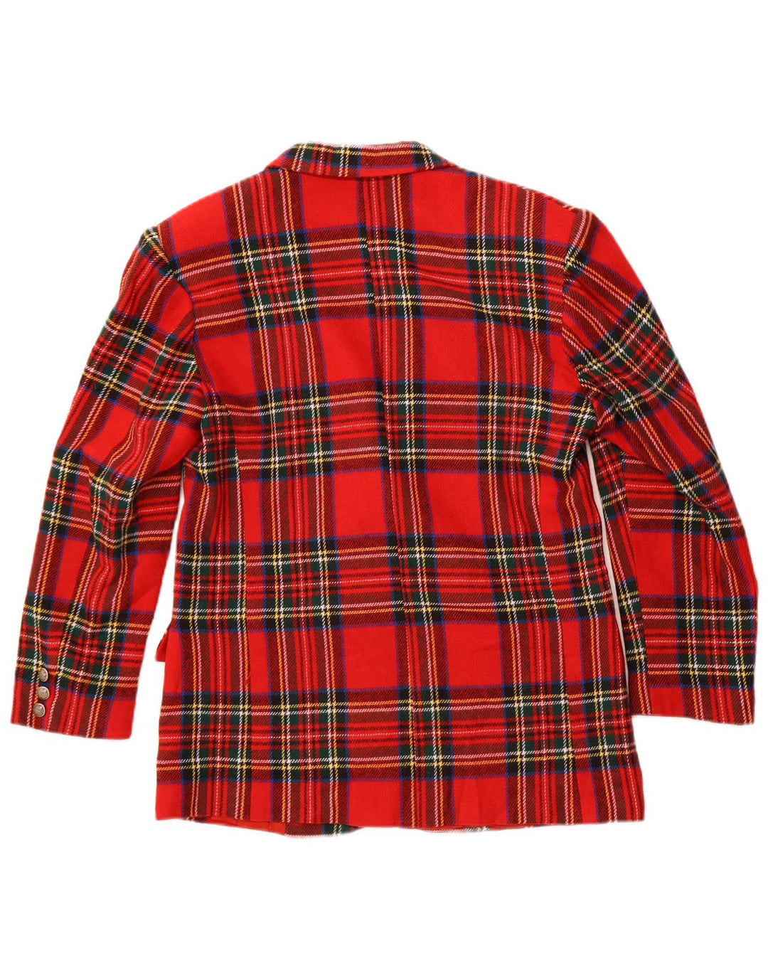 Vintage γυναικείο τζάκετ με 2 κουμπιά σακάκι IT 44 μεσαίο κόκκινο μαλλί