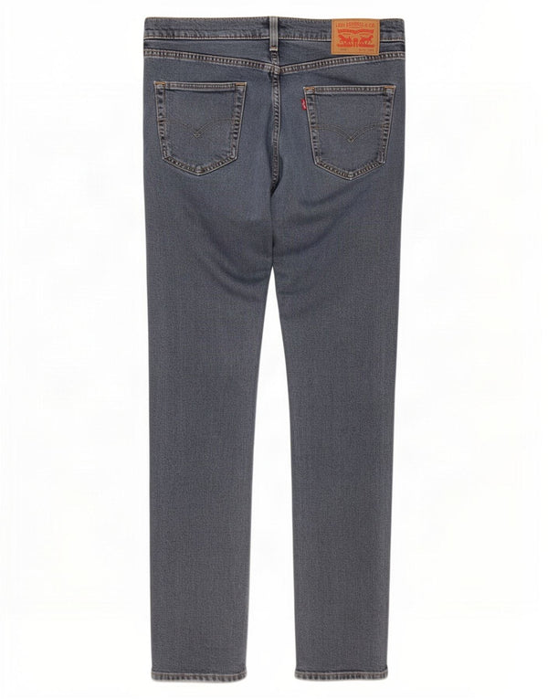 Levi's Mens 511 Slim Jeans W34 L34 Navy Blue Cotton
