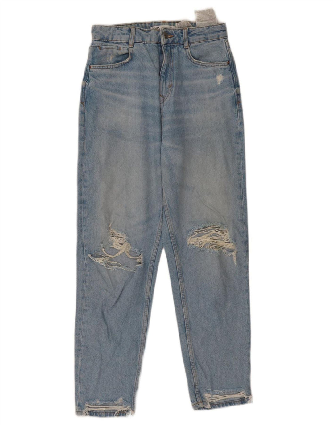 ZARA Γυναικεία τζιν με κωνικό ψηλόμεσο EU 36 XS W26 L27 Μπλε