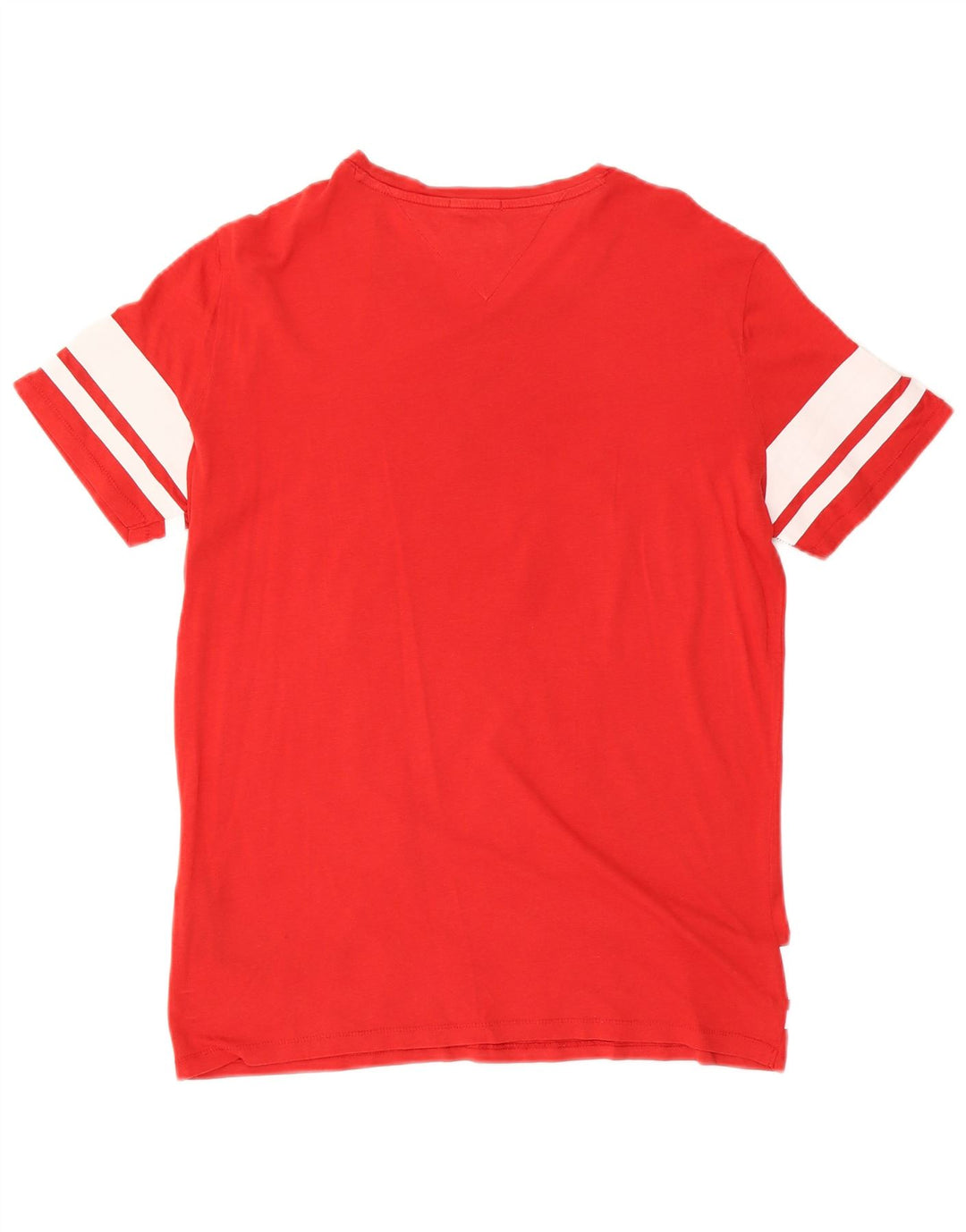 Ανδρικό γραφικό T-Shirt Tommy Hilfiger Top Μεσαίο κόκκινο βαμβακερό
