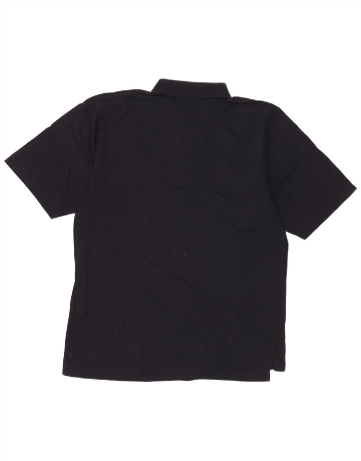 Sergio Tacchini Ανδρικό Πόλο Μπλουζάκι μεγάλο Navy Blue από βαμβάκι