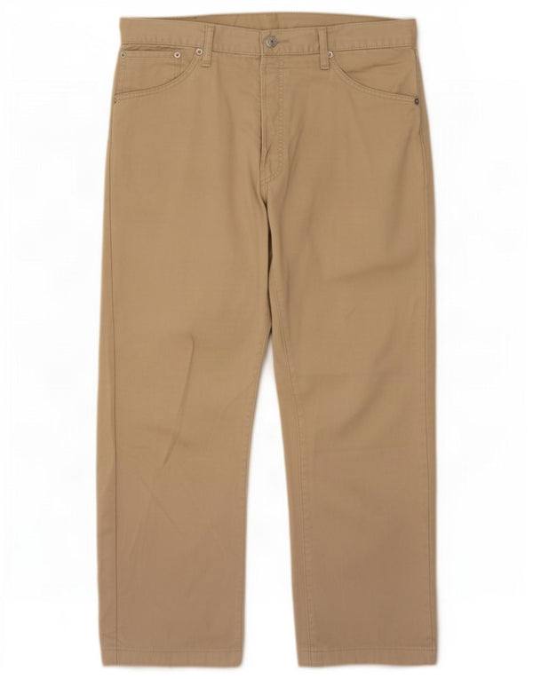 Levi's Mens 551 Straight Casual Παντελόνι W36 L27 Μπεζ βαμβακερό