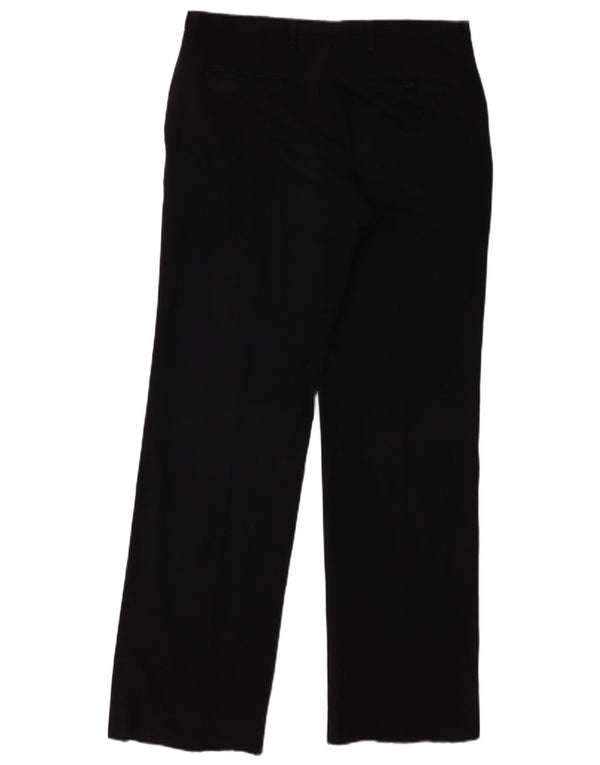 Zara Ανδρικό ίσιο παντελόνι Chino EU 42 Large W32 L32 Μαύρο πολυεστέρα