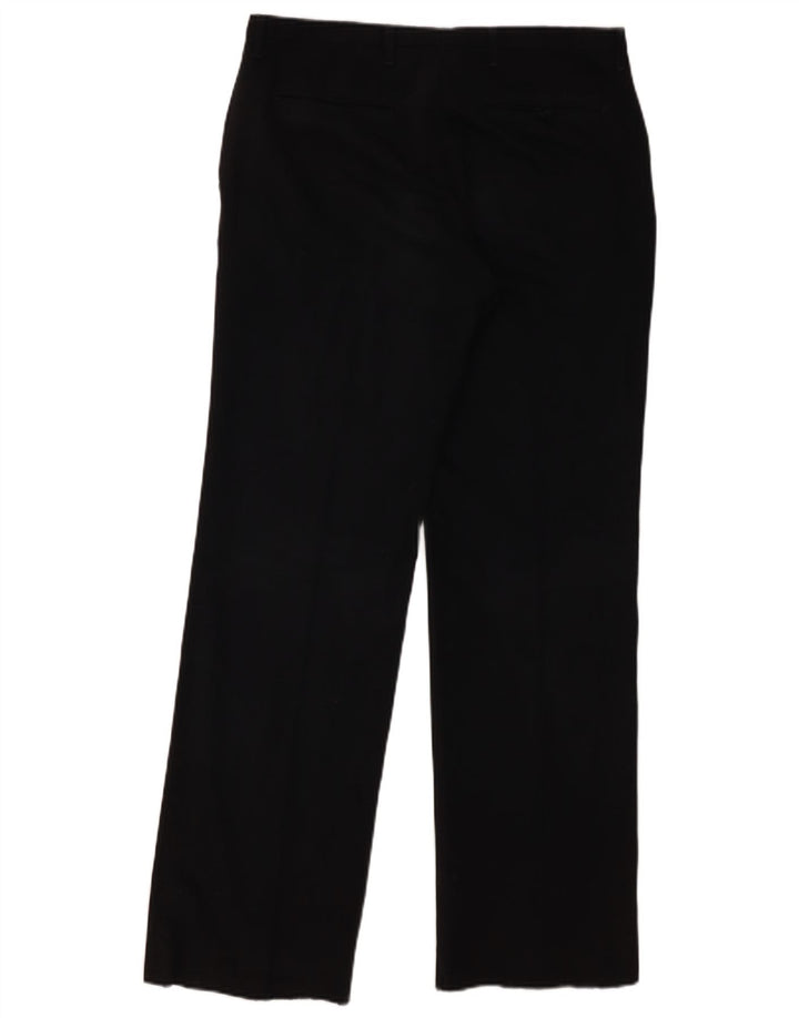Zara Ανδρικό ίσιο παντελόνι Chino EU 42 Large W32 L32 Μαύρο πολυεστέρα