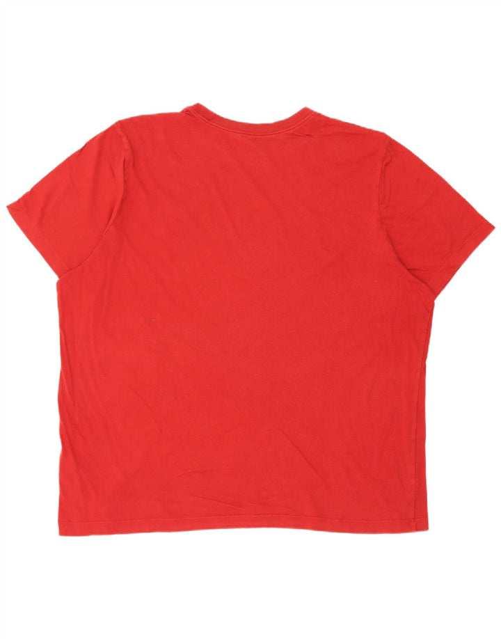 Ανδρικό T-Shirt Nike Top 2XL, κόκκινο βαμβακερό
